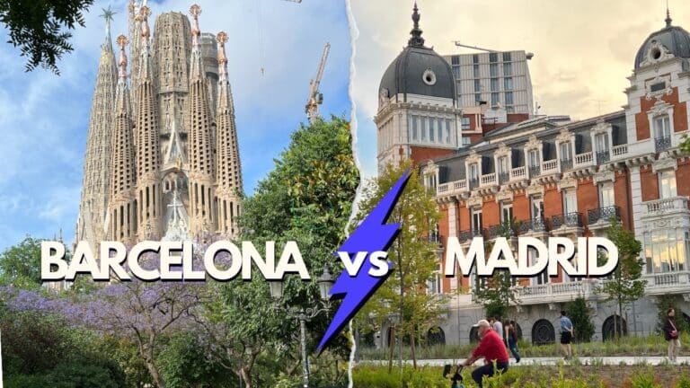 A comparison of Barcelona and Madrid buildings