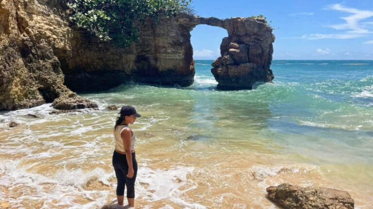The author, Vanessa Ramos on a beach in Cabo Rojo Wildlife Refuge