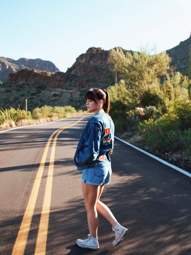 Betty Hurd posing for a photo in Tucson, Arizona
