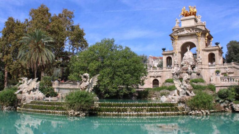 View at the Ciutadella Park