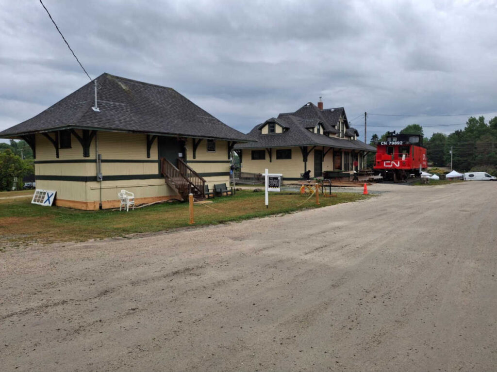 View of the old train station in Chester