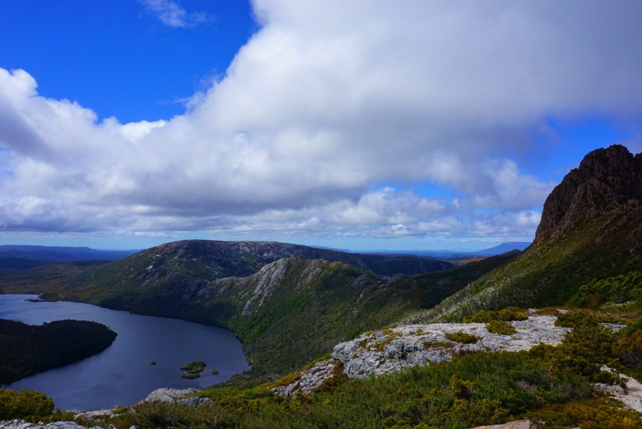 The view on the hike up to Cradle Mountain