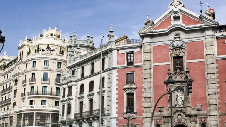 Exterior view of the immaculate architecture of Madrid