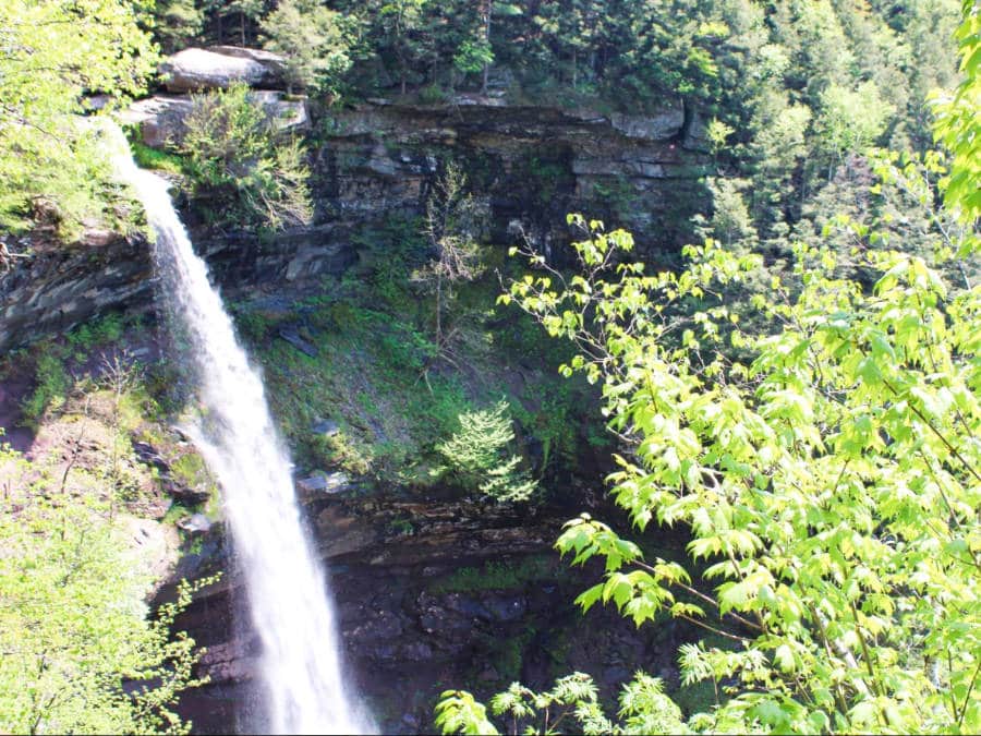 View of the Kaaterskill Falls in the Catskills