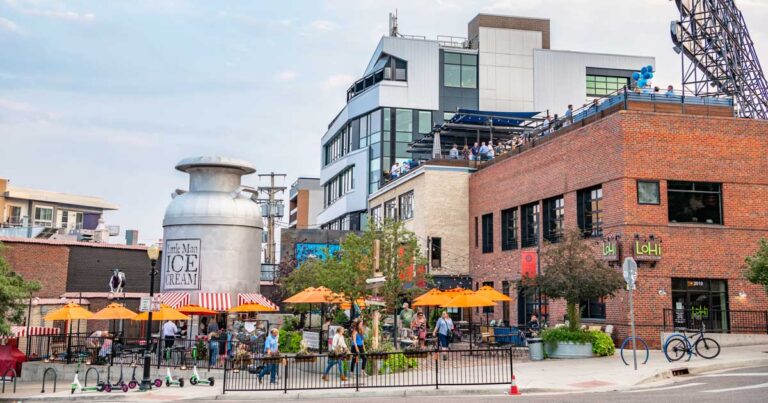View of Little Man in the LoHi neighborhood