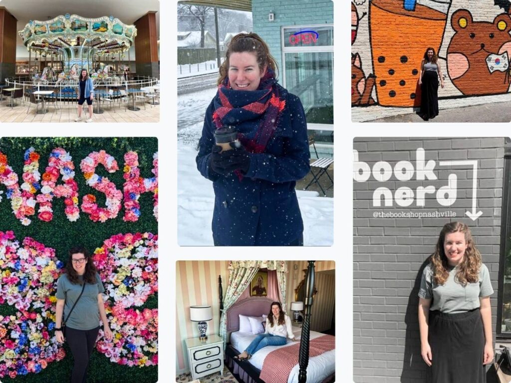 A photo collage of Nashville, Tennessee writer