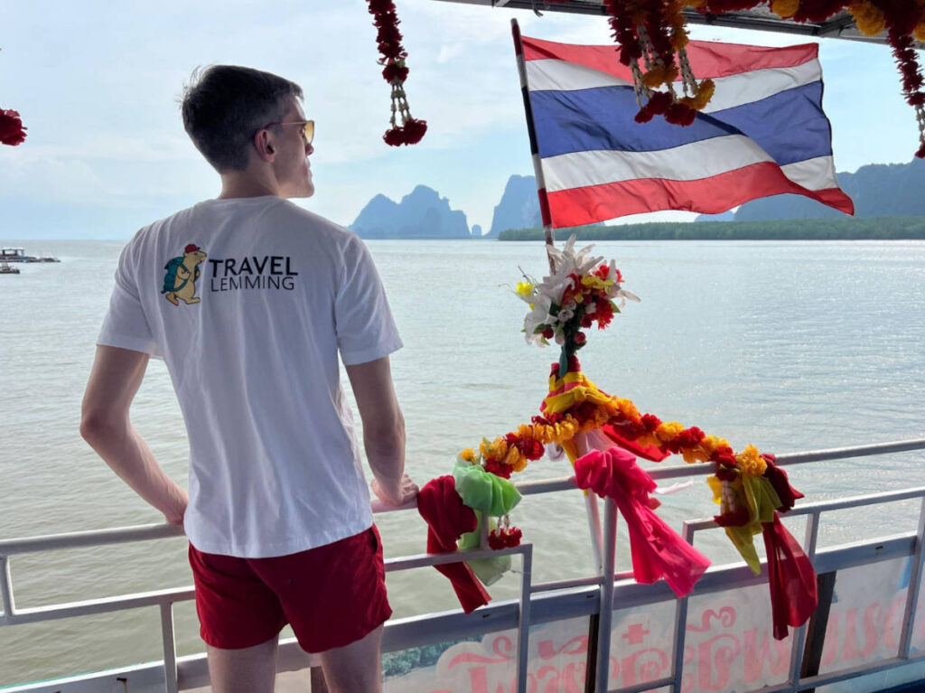 The author, Nate Hake admiring the view near Phuket