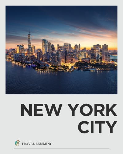 Aerial view of buildings in Ney York City