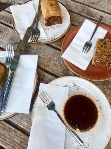 Variety of pastries from Eurphorium Cafe