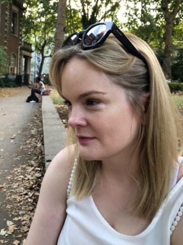 Rachel Kapelke-Dale enjoying her day in London, England