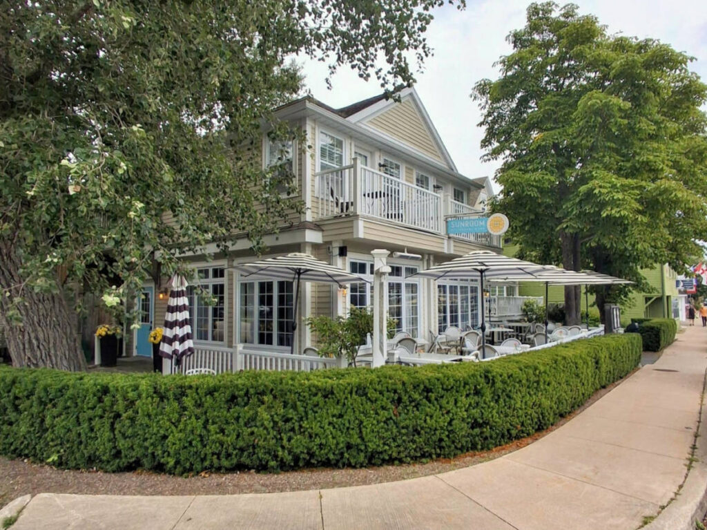 Exterior view of a restaurant in Chester