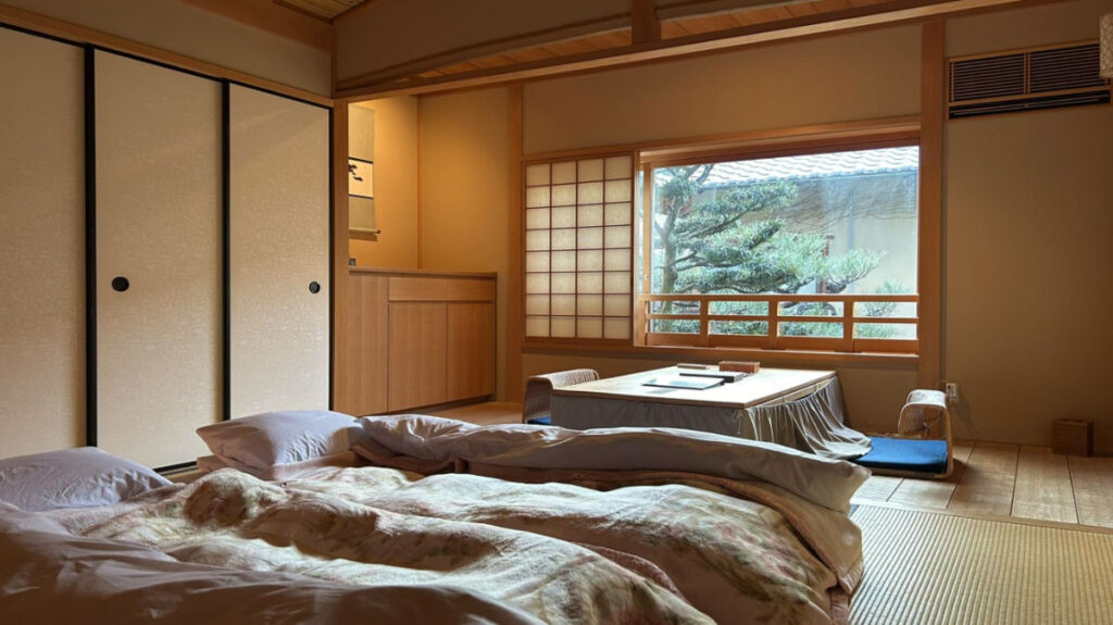 View inside a room at Ryokan Motonago