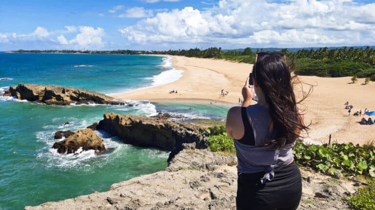 The author, Vanessa Ramos overlooking La Poza del Obispo in Arecibo