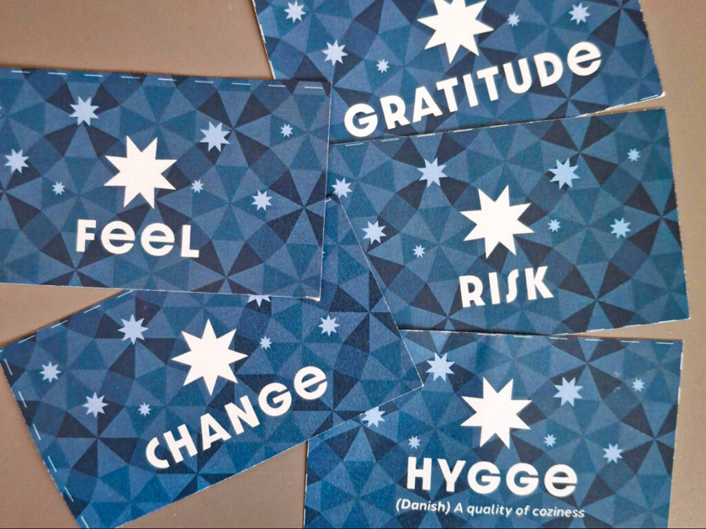 Closeup look of the star cards