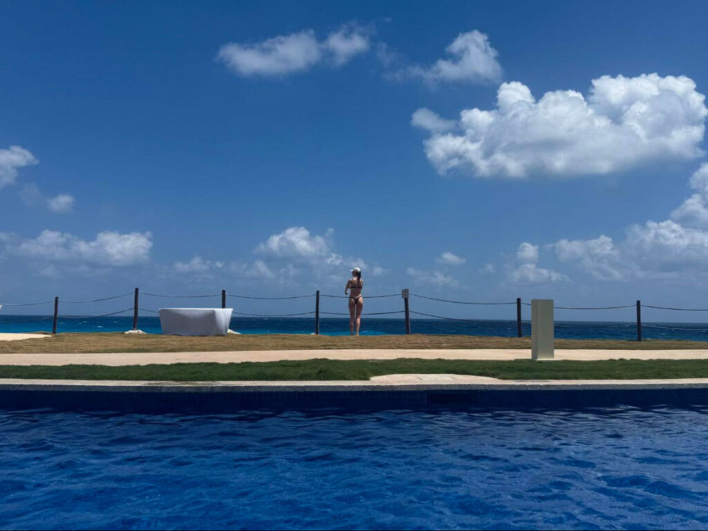 Pristine beach and pool views at Hyatt Ziva