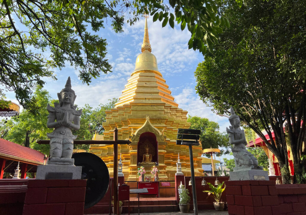 One of the temples in Chiang Mai