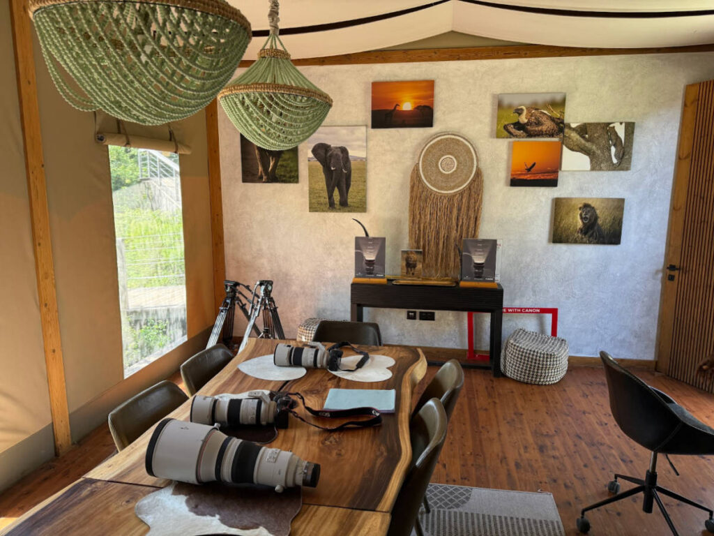 View of the interior of The Canon Studio