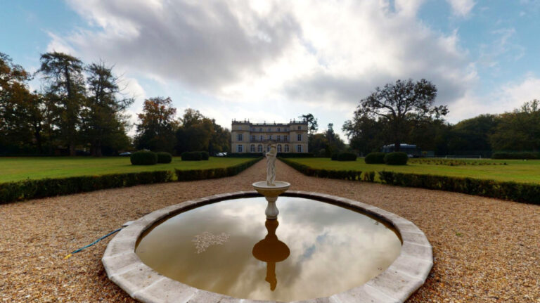 View of The Château du Boulay Morin and its grounds