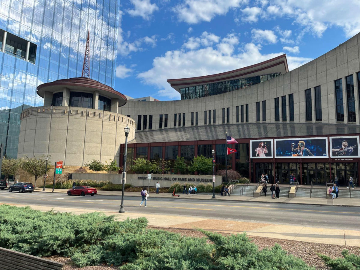 Outside view of the The Country Music Hall of Fame and Museum, Nashville