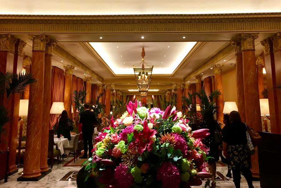 View from the entrance of The Dorchester