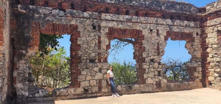Author Vanessa at The Old Aguadilla Lighthouse Ruins