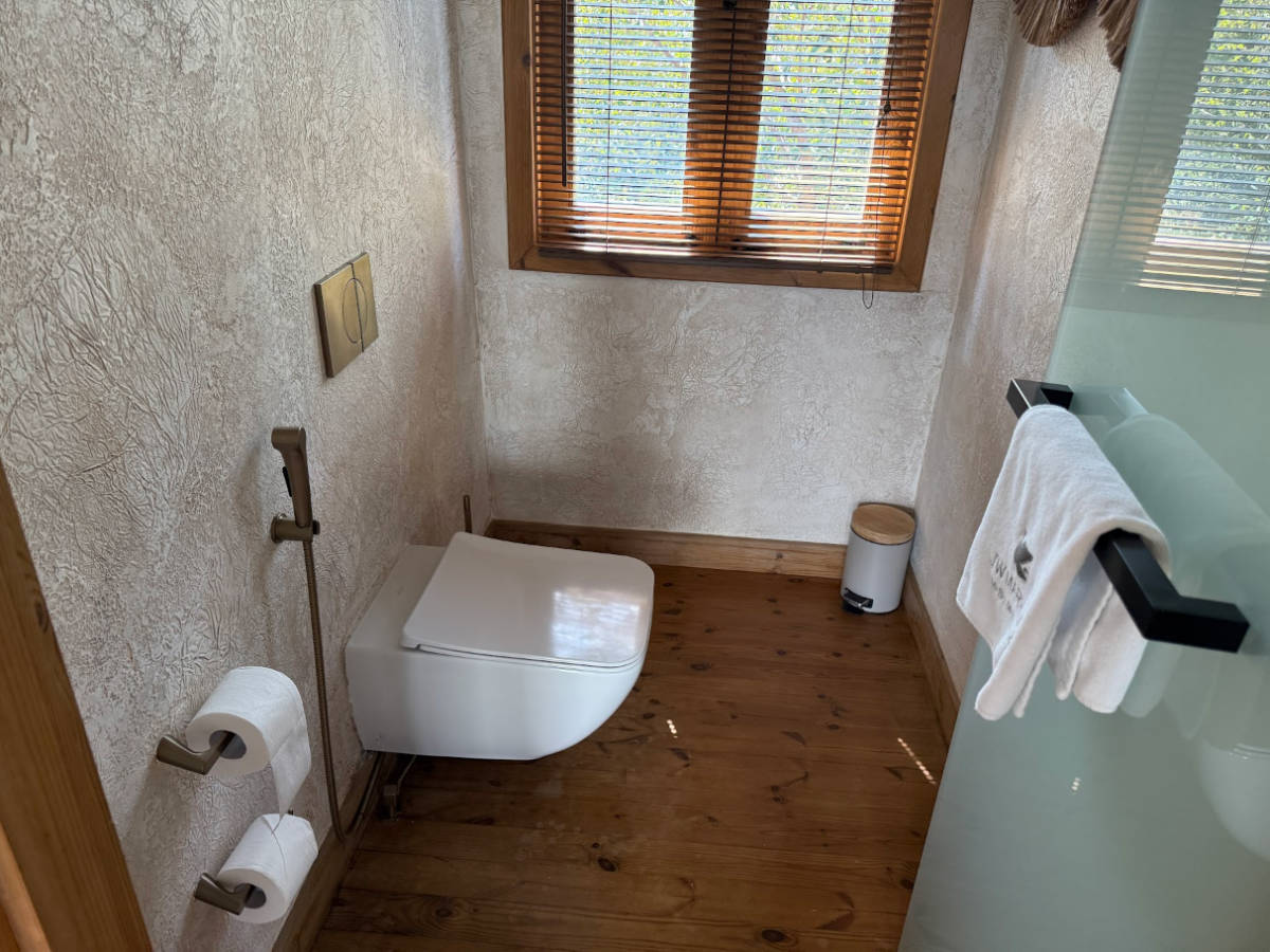 View of the toilet inside the room in JW Masai Mara