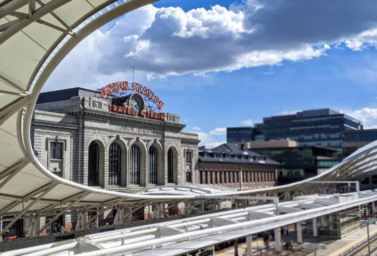 View of Denver's Union Station