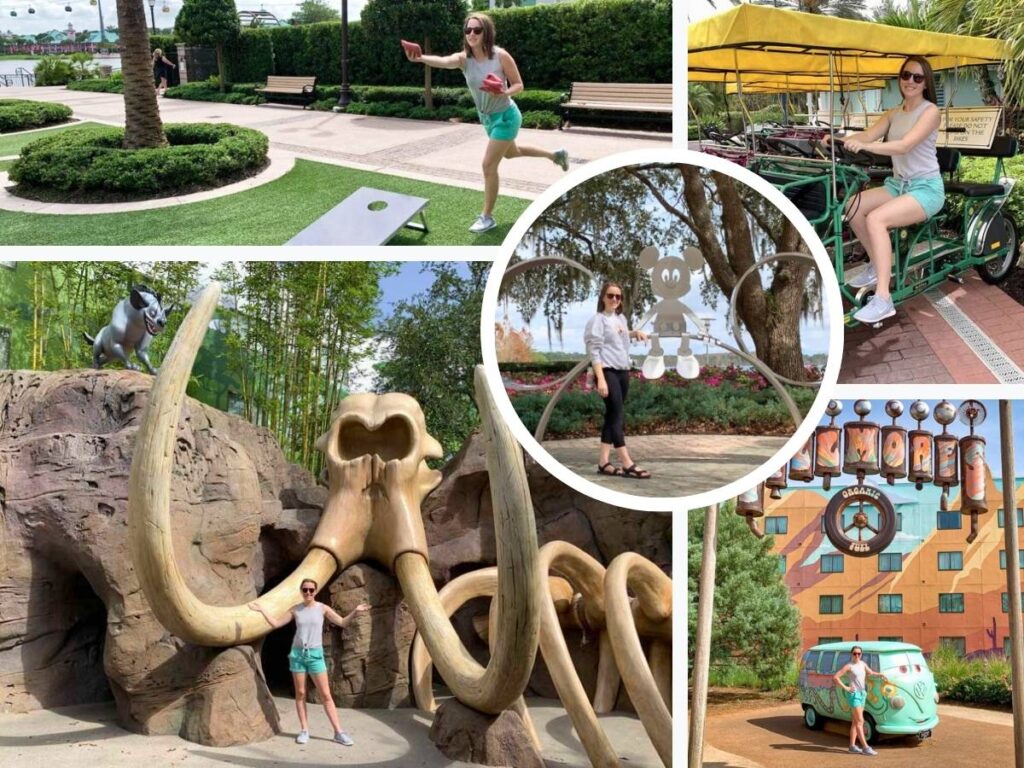 A photo collage of Walt Disney World writer