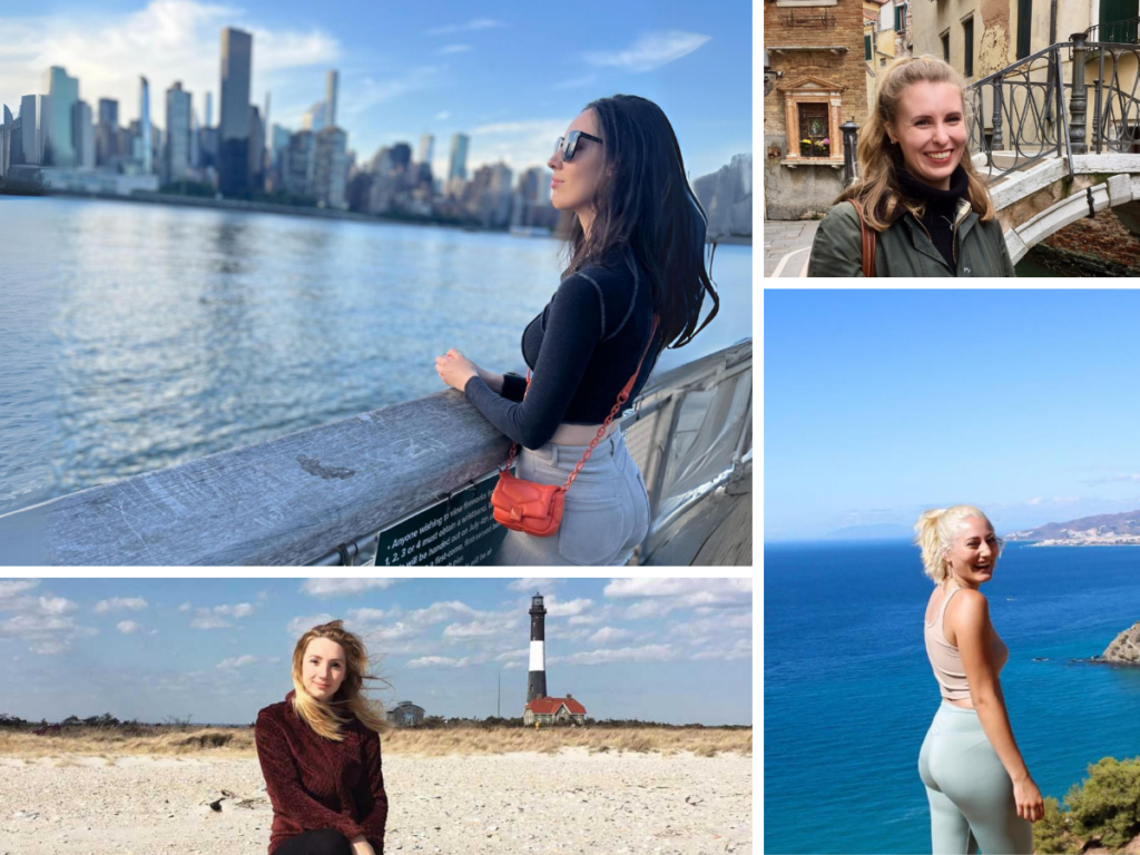 A photo collage of New York City writers